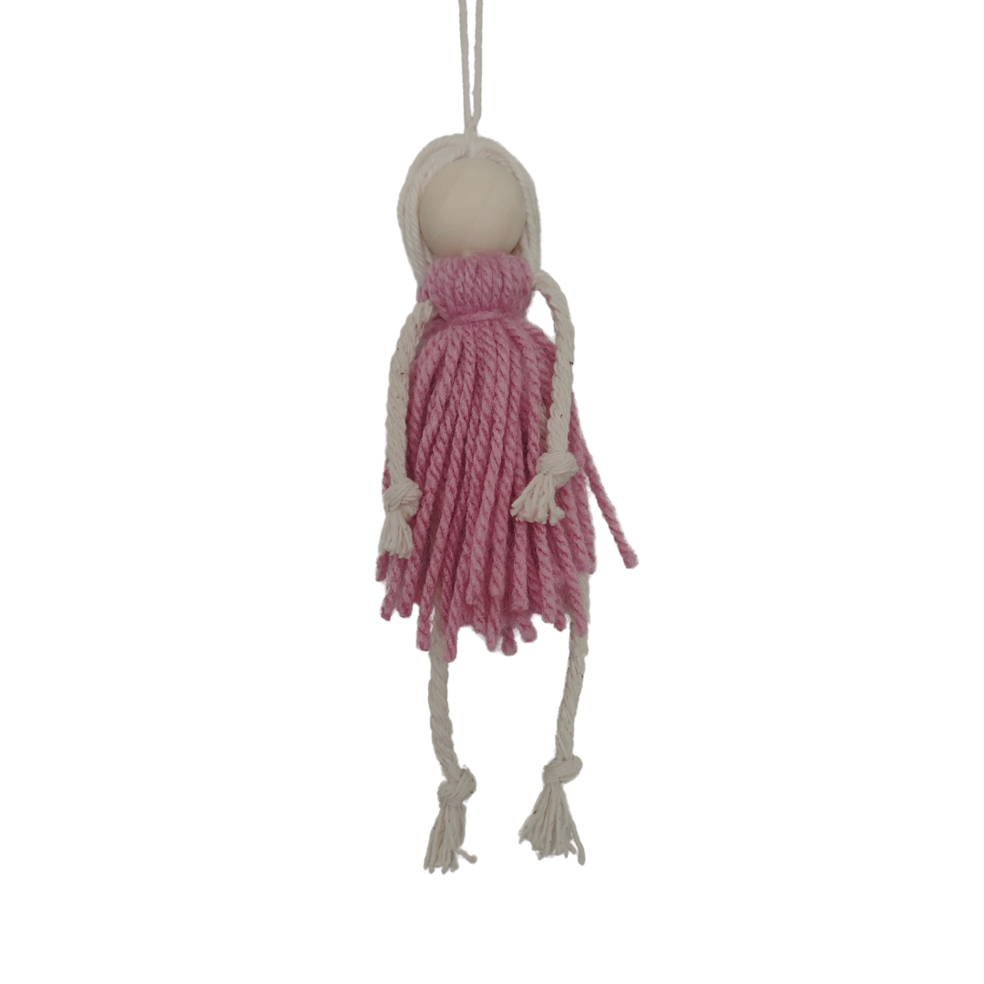 Macrame Style Tassel Hanging Dolls - Georgiana