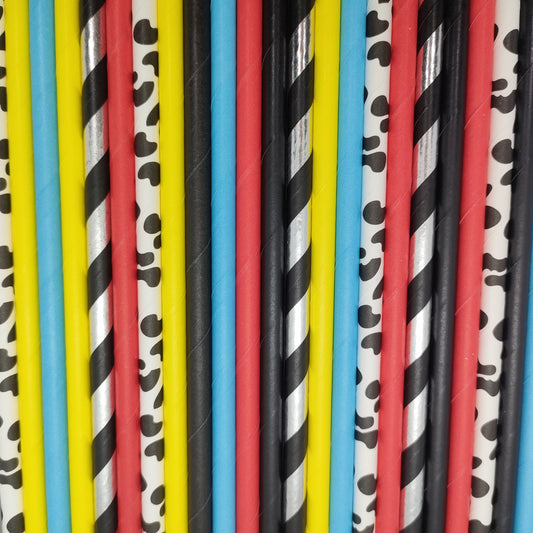 Pop of Colour - Farmyard Paper Straws