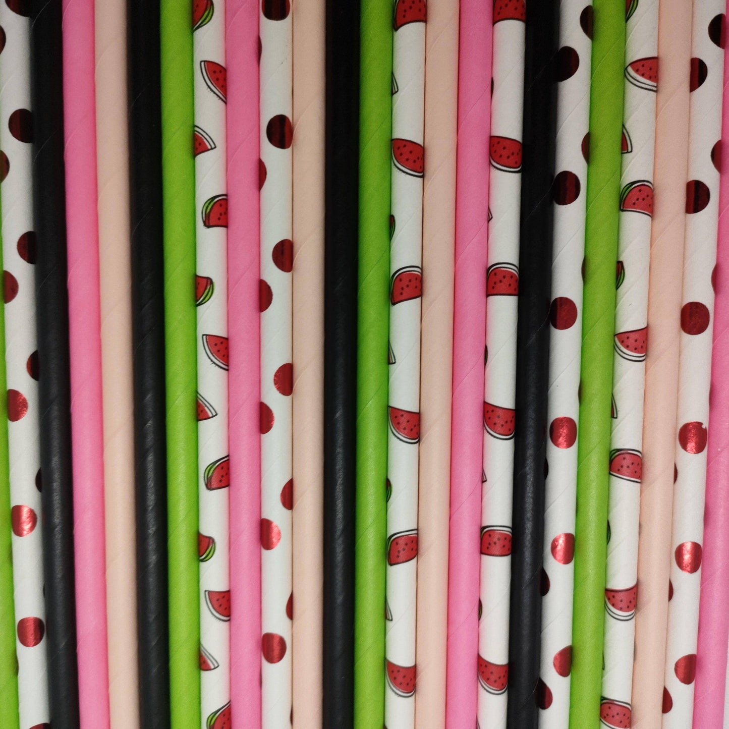 Pink Watermelon straws Must Love Party