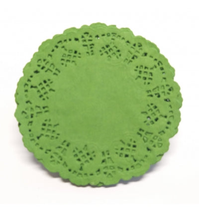 Mini Green Lace Doilies - Must Love Party