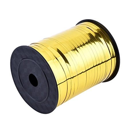 Metallic Gold Balloon Ribbon (SELECT HOW MANY METRES) – Must Love Party