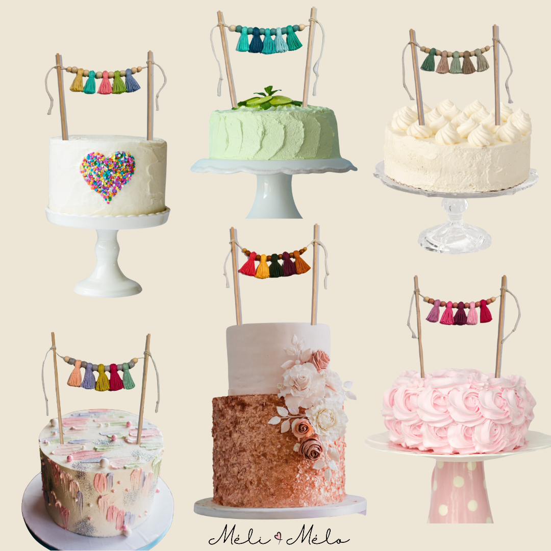 Méli-Mélo Cake Toppers