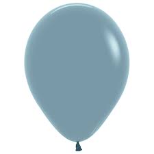 Pastel Dusk Blue Balloons