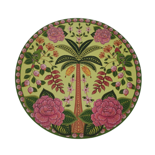 Round Disposable Placemats - Palm