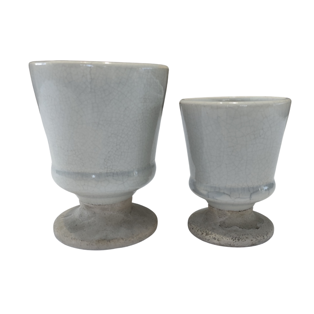 Ceramic Footed Vase