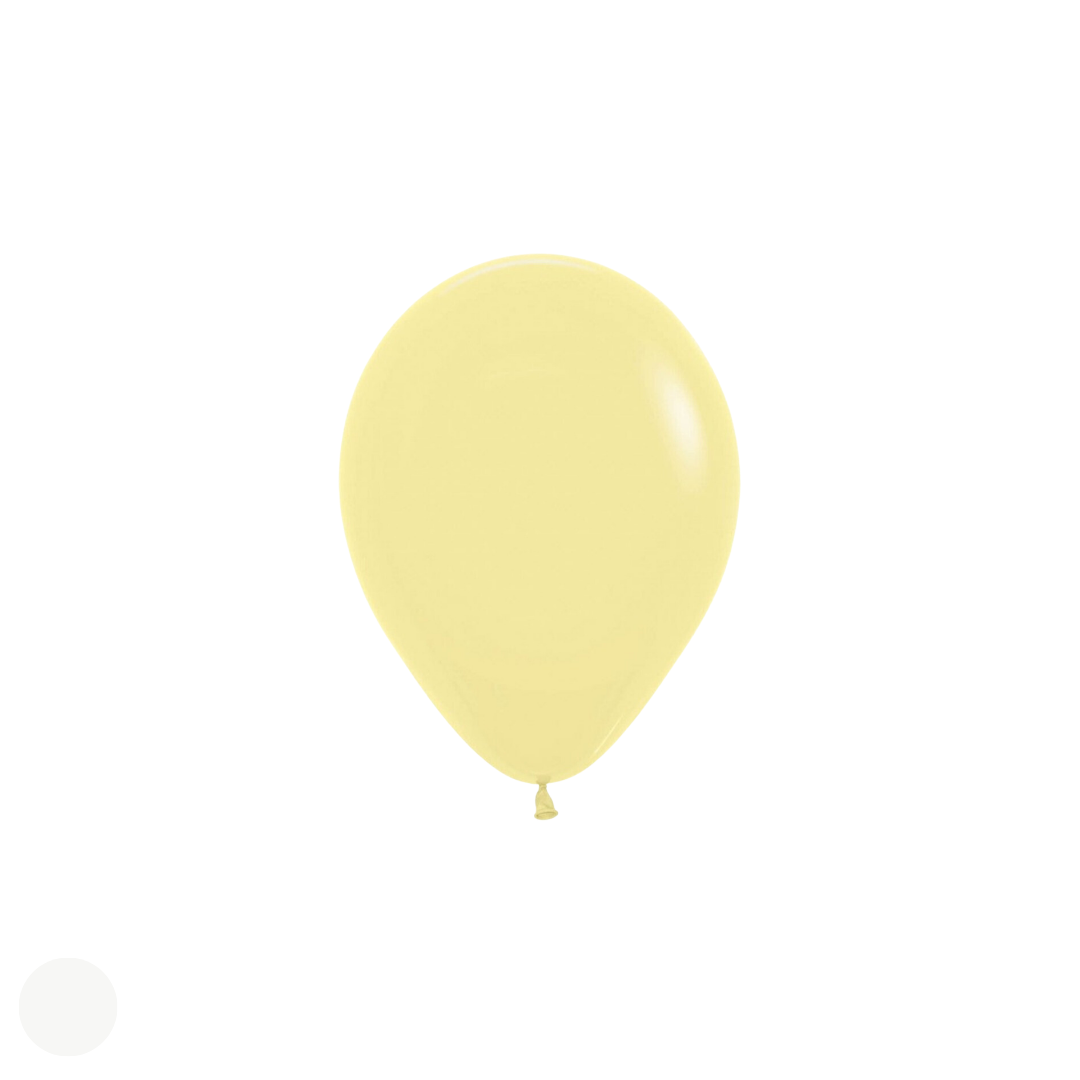 Mini Fashion Pastel Yellow Balloons