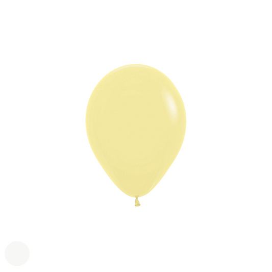 Mini Fashion Pastel Yellow Balloons