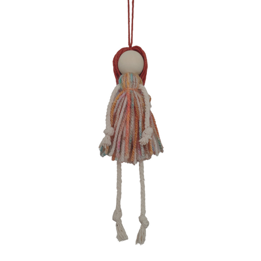 Macrame Style Tassel Hanging Dolls - Scarlett