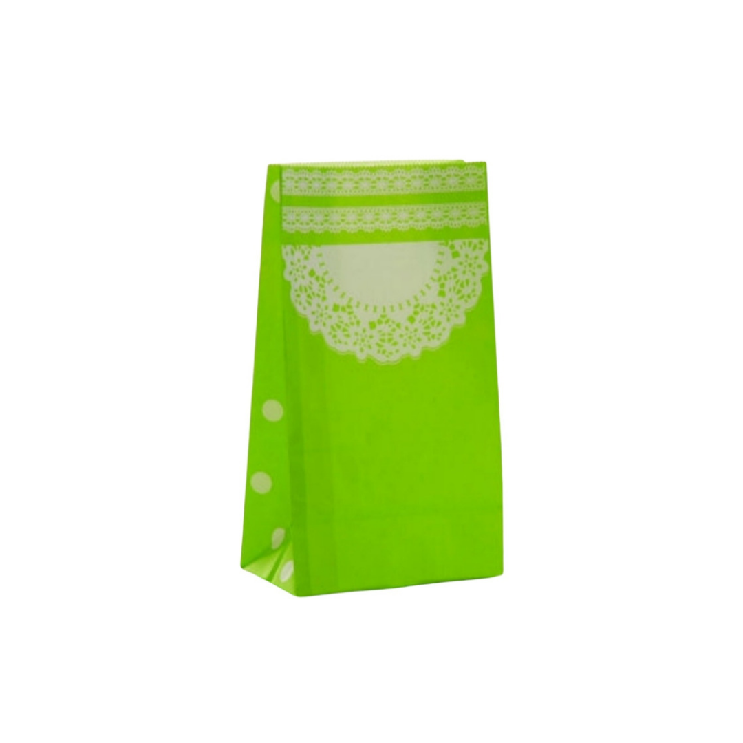 Green Doilie Treat Bags
