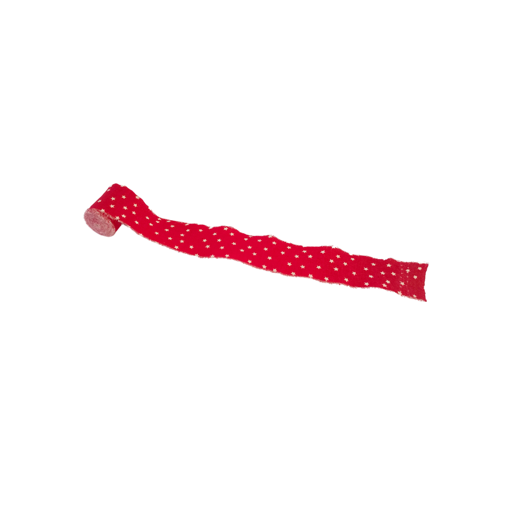 Christmas Frayed Ribbon