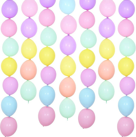 Pastel Macaron linking Balloons