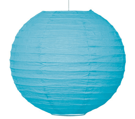 Turquoise Paper Lantern