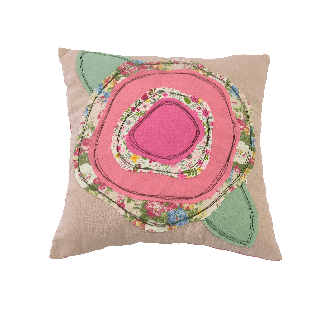 Applique Flower Cushion Must Love Party