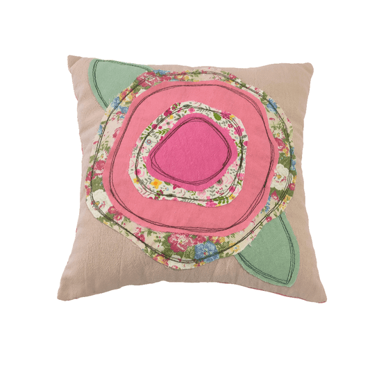 Applique Flower Cushion Must Love Party