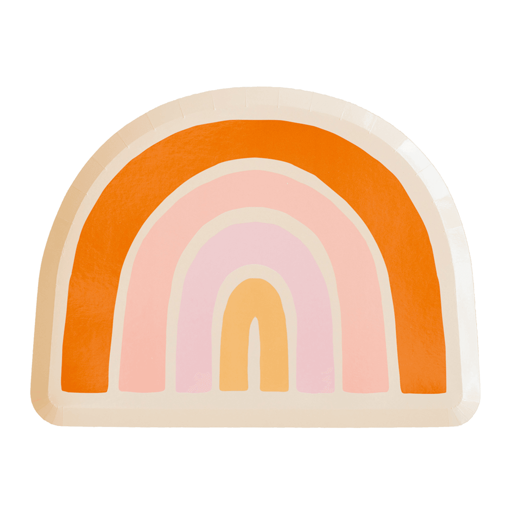 Boho Rainbow Plates Must Love Party