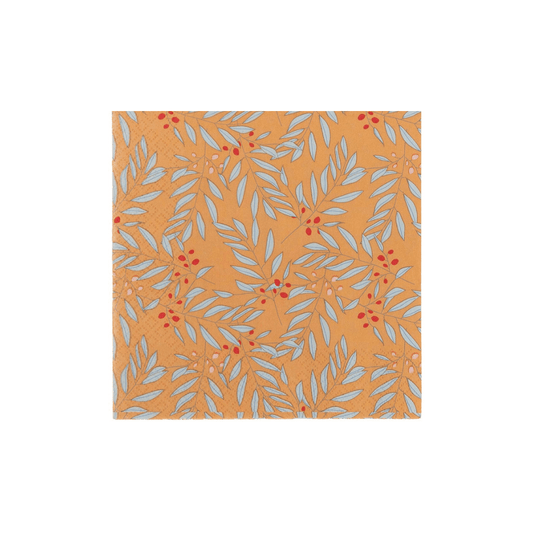 Branches on Burnt Orangey Brown Napkins Must Love Party