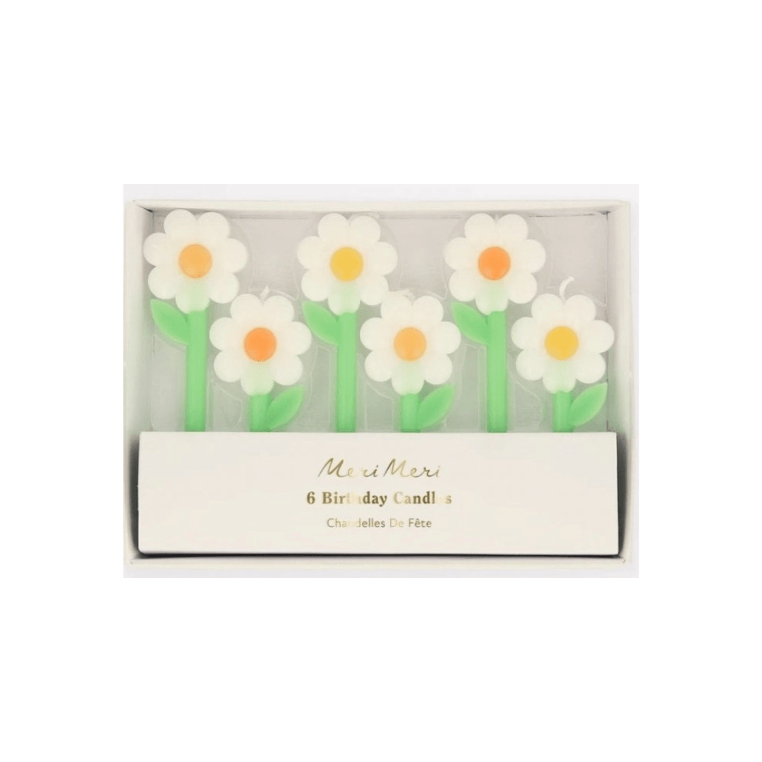 Daisy Shaped Candles Meri-Meri Must Love Party