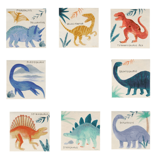 Dinosaur Kingdom Small Napkins Must Love Party