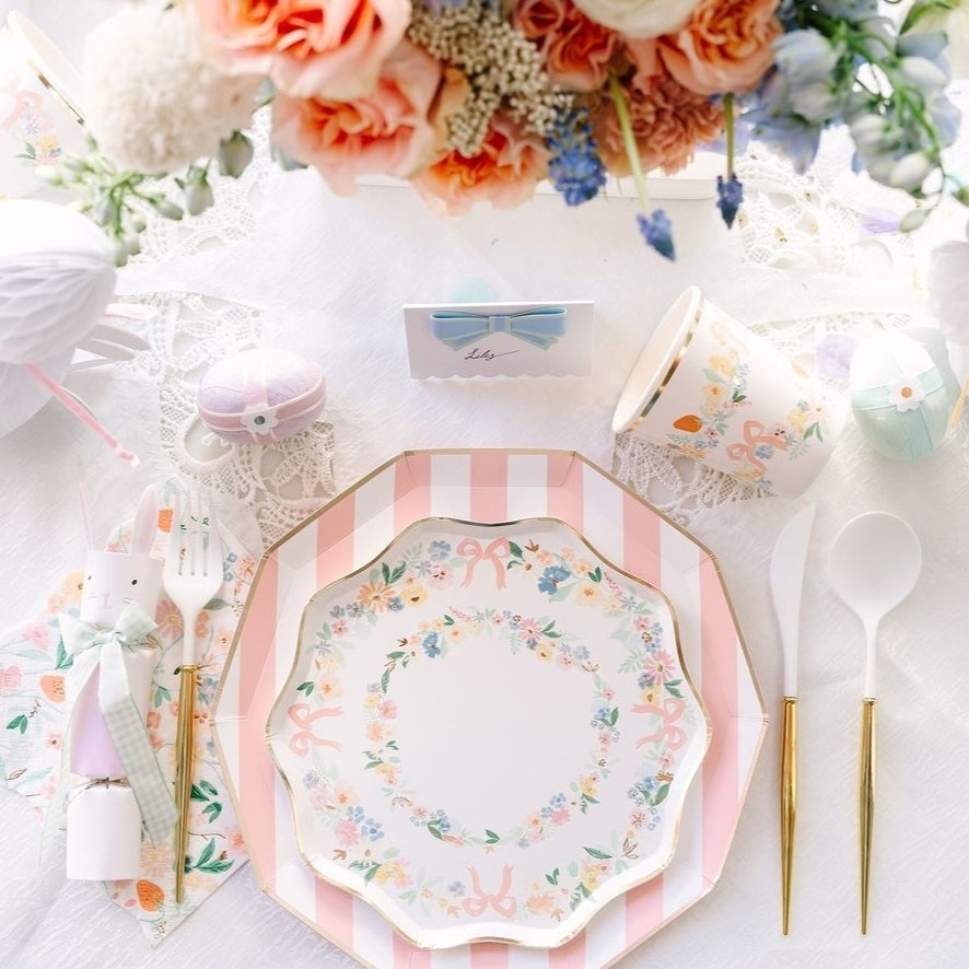 Elegant Floral Side Plate Mer-Meri Must Love Party