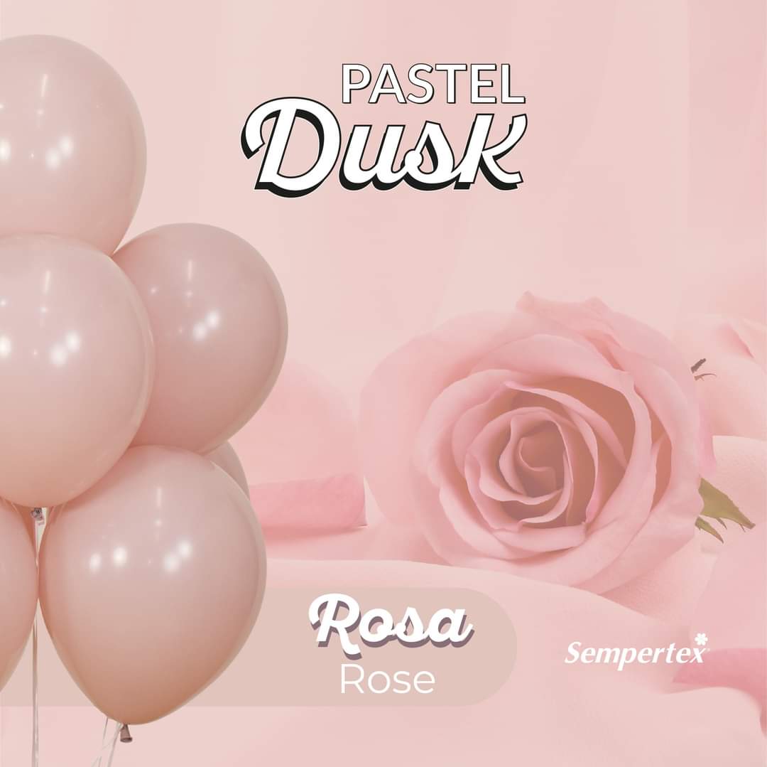 Pastel Dusk Rose Balloons