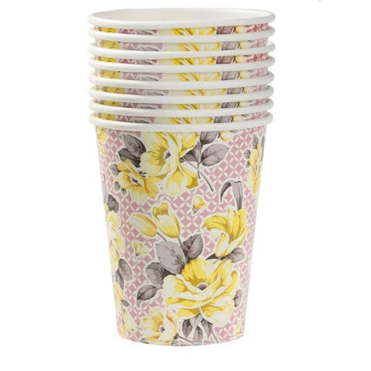 Floral paper cups-talking-tables must love party