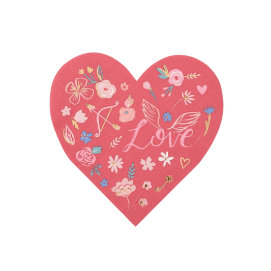 Heart Napkin Must Love Party