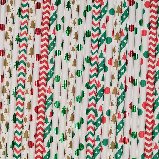 Noel Christmas Straws