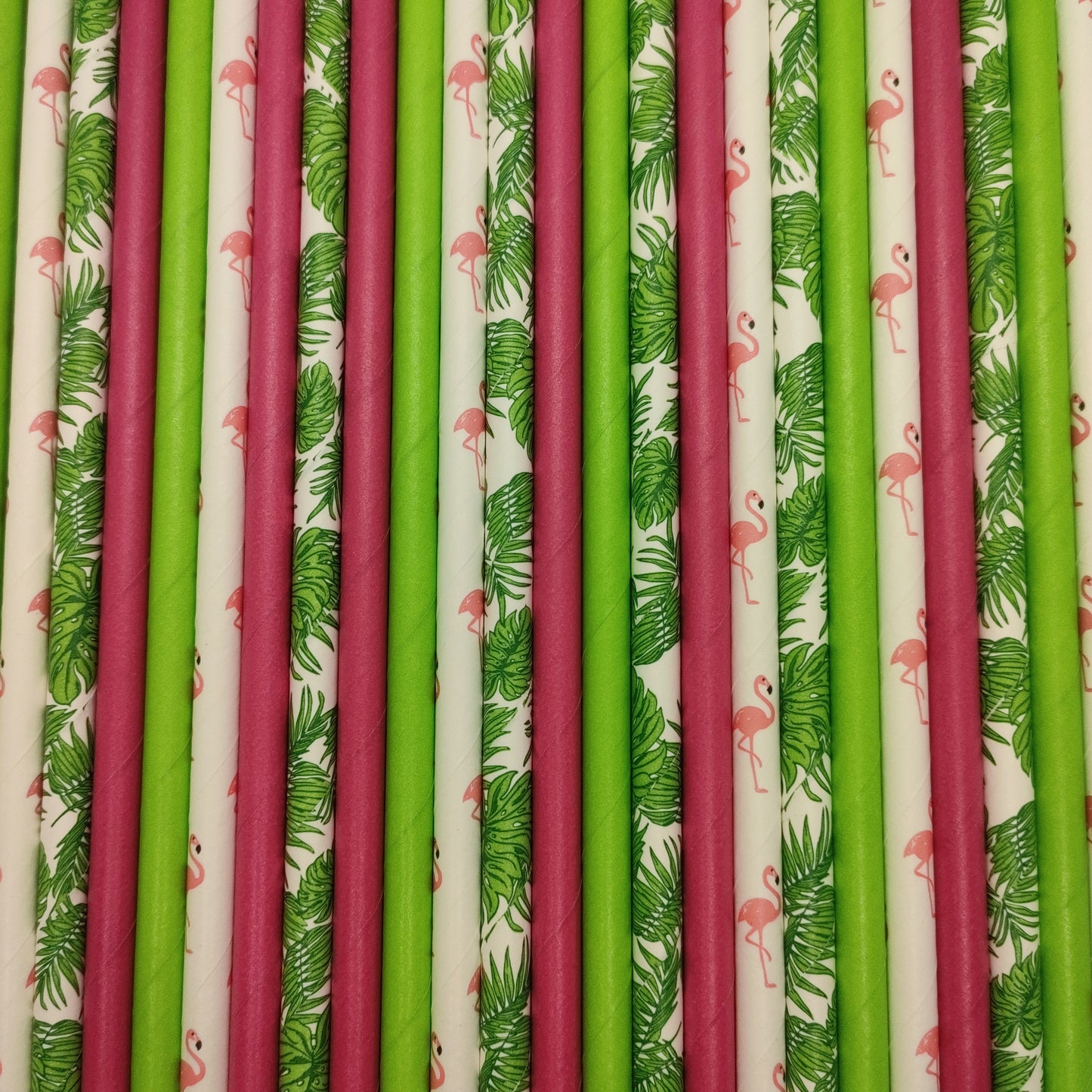 Pop of Colour - Tropical Flamingo Paper Straws