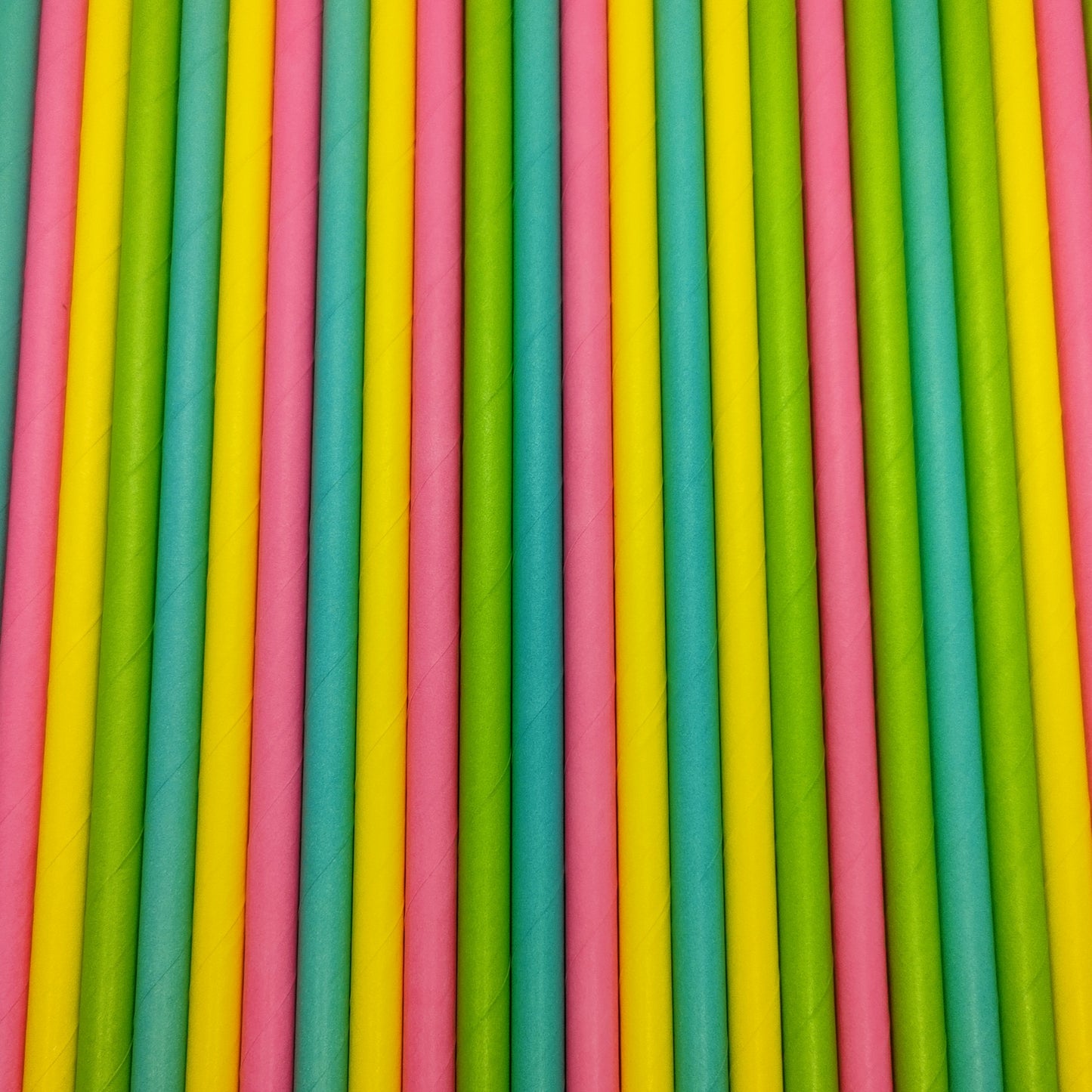 Pop of Colour -  Pastel Brights Paper Straws