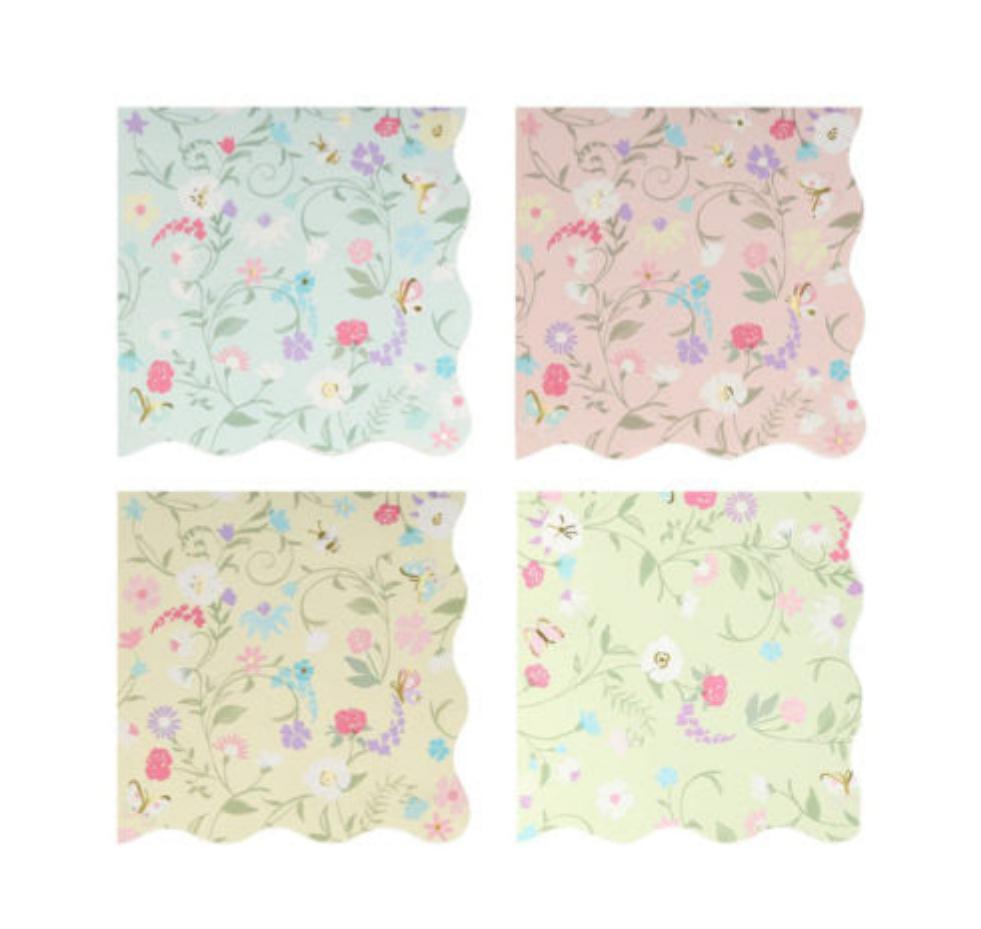 Laduree Floral Napkins Must Love Party