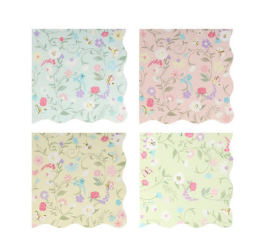 Laduree Floral Napkins Must Love Party