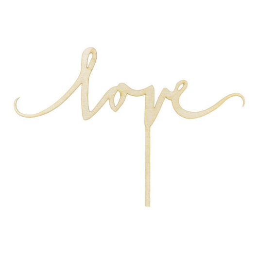 Love Cake Topper Must Love Party