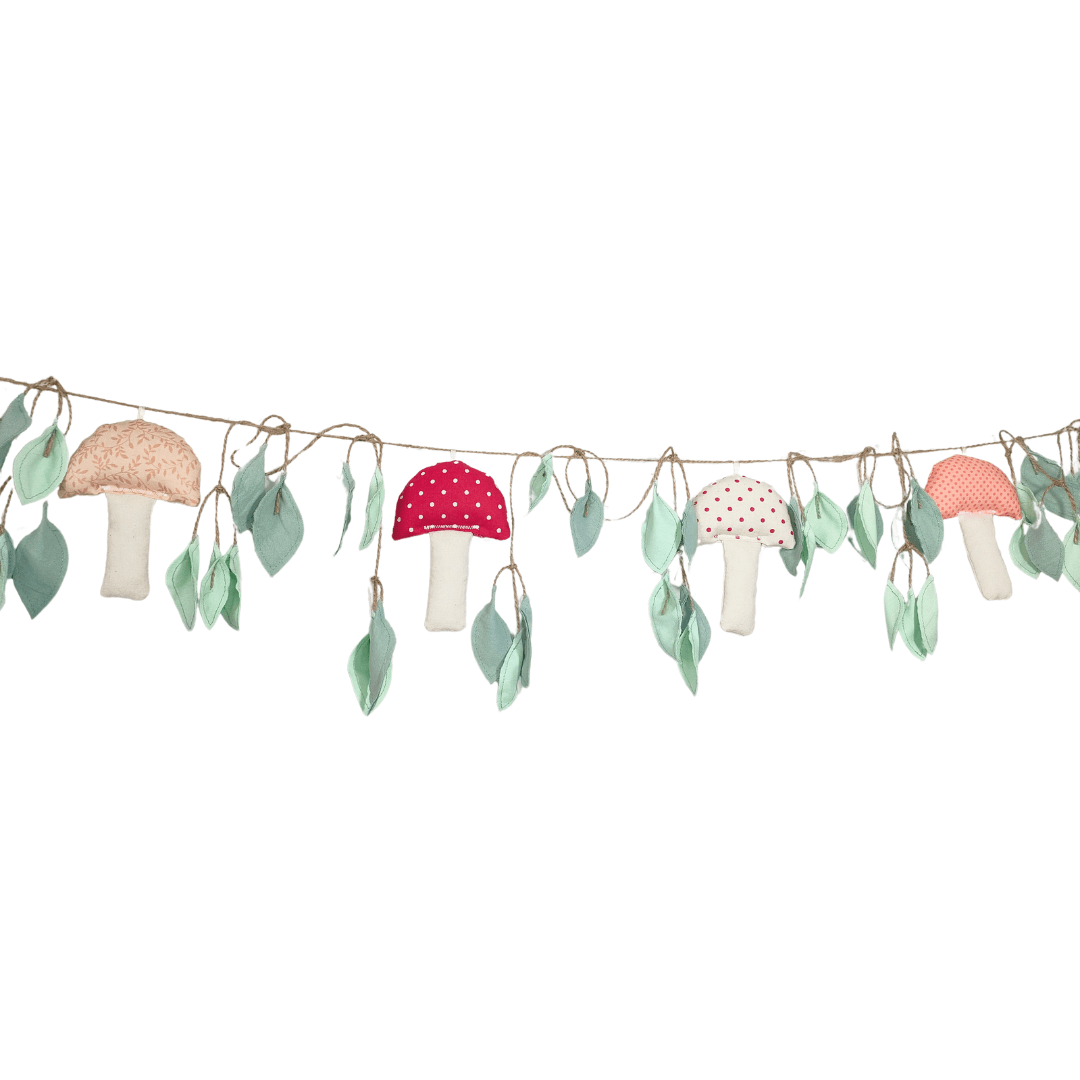 Mushroom Foliage Garland Must Love Party