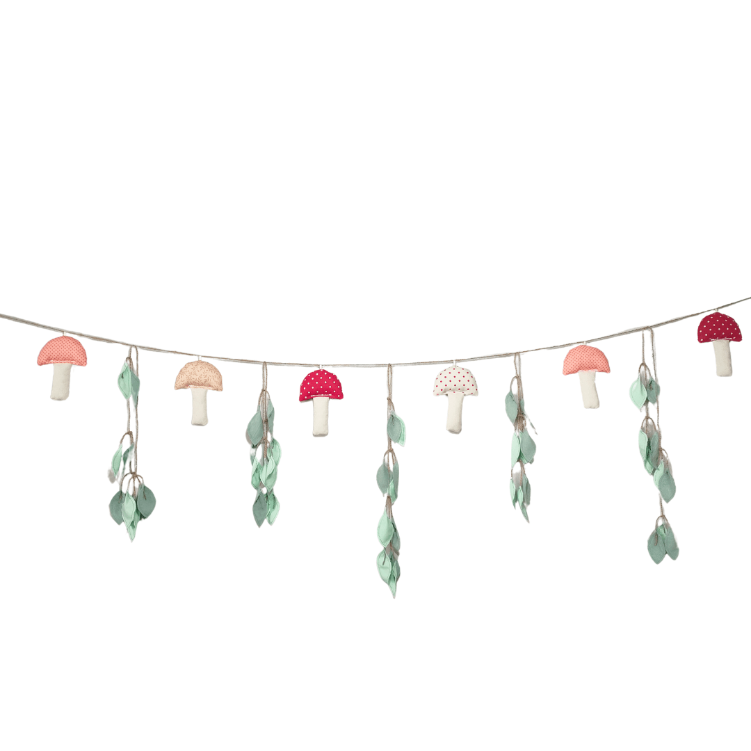 Mushroom Foliage Garland Meli-Melo Must Love Party