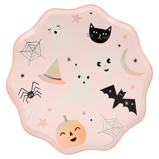 Pastel Halloween Plates Must Love Party