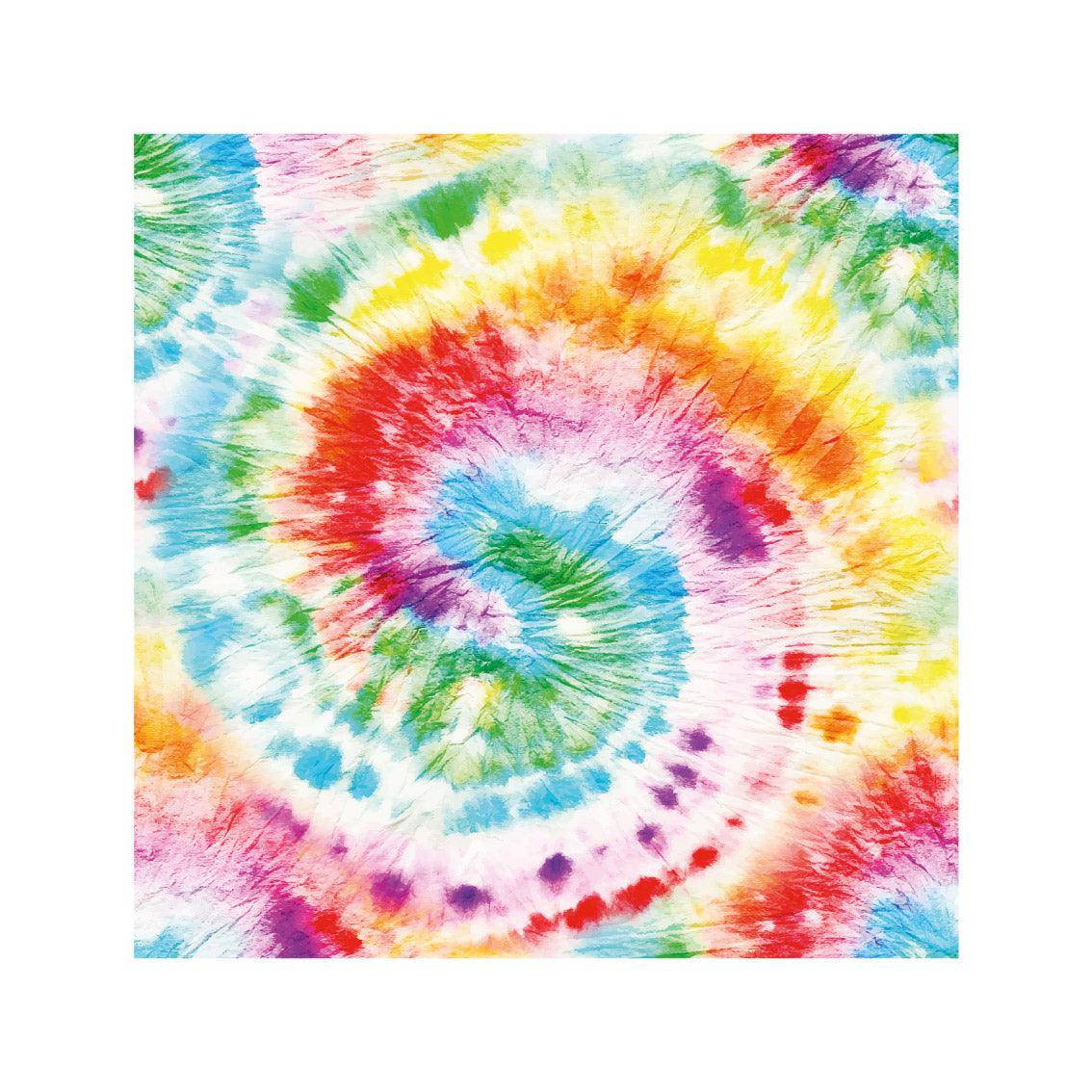 Rainbow Tye Dye Napkins Must Love Party