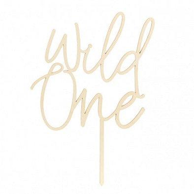 Wild One Cake Topper Must Love Party