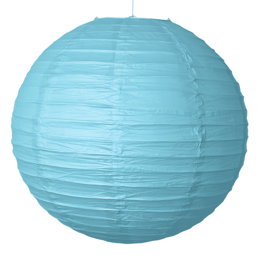 baby blue paper lantern