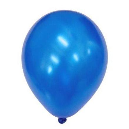 Metallic Blue Balloons