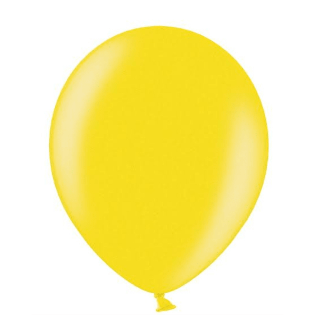 Metallic Yellow Balloons