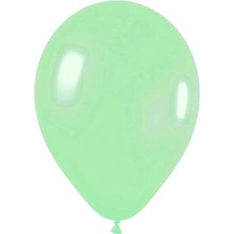 Satin Pearl Green Balloons