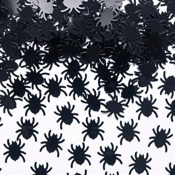 black-spider-confetti must love party