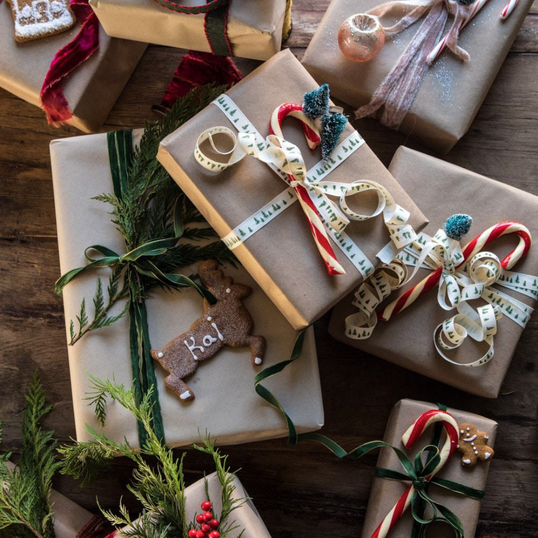 Christmas Frayed Ribbon