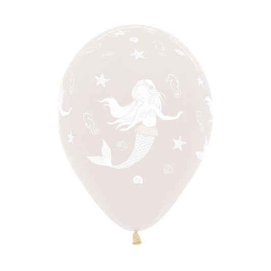 Crystal Clear Mermaid Balloons