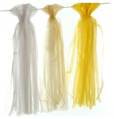 DIY Cream Yellow Tassel Garland