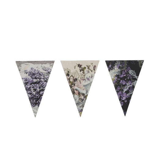 DIY Lavendar Bunting - Must Love Party