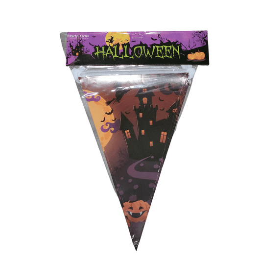 Spooky house halloween-bunting-must love party