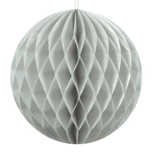 Honeycomb Ball Light Grey - Must Love Party