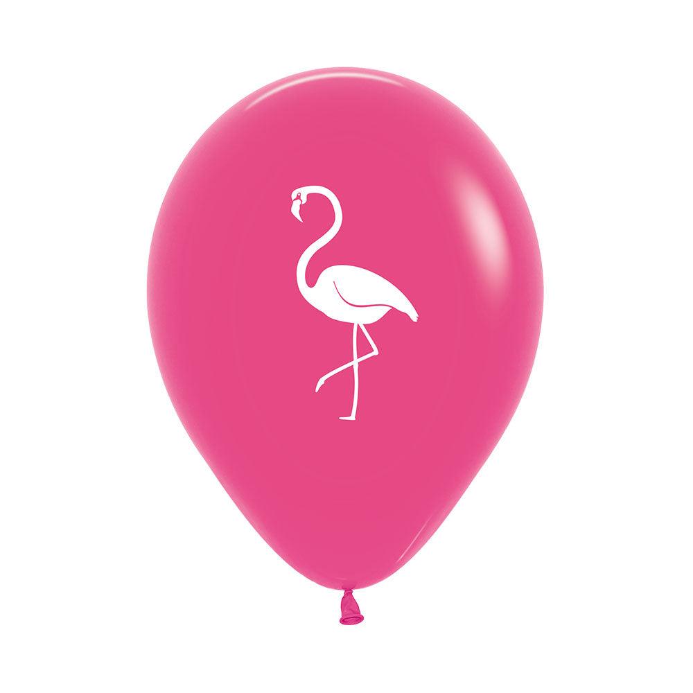 Hot Pink Flamingo Balloons