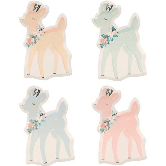 Pastel Deer Plates